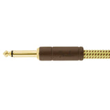 Fender Deluxe Series Tweed Instrument Cable - Straight/Straight - Tweed - 18.6FT