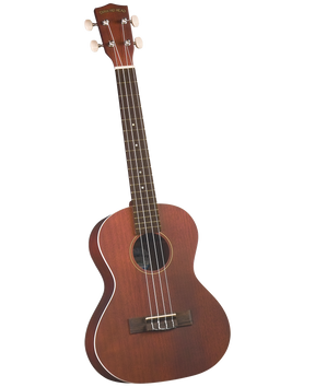 Diamond Head DU250T Brown Baritone ukulele on a white background