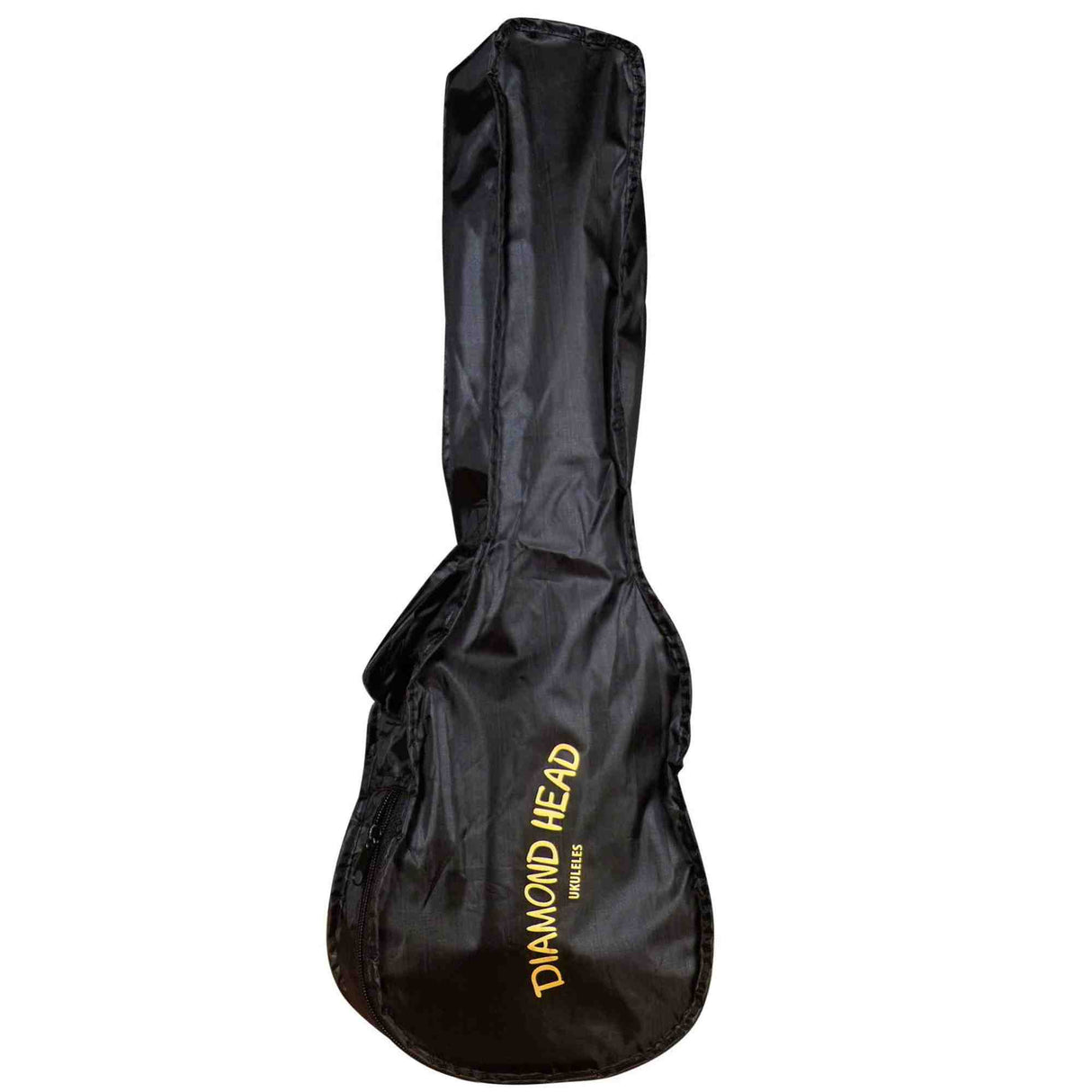 Black guitar case with 'Diamond Head' branding on a white background