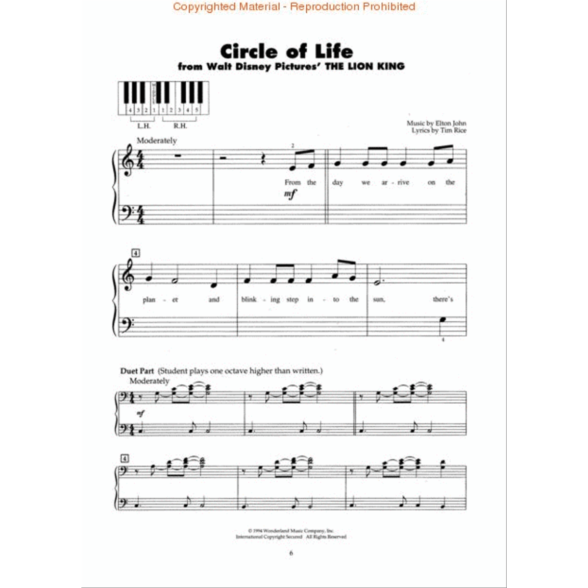 Disney Delights – Five-Finger Piano Songbook (Hal Leonard)