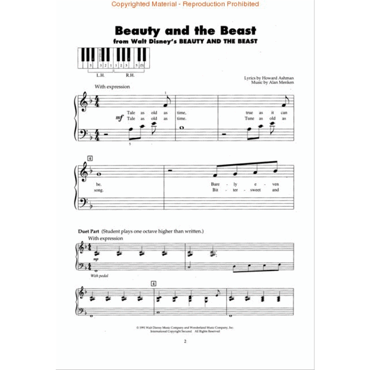 Disney Delights – Five-Finger Piano Songbook (Hal Leonard)