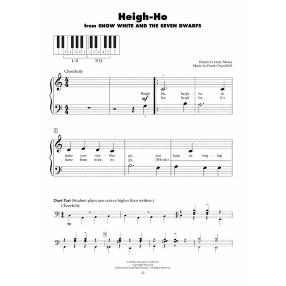 Disney Songs – Five-Finger Piano Collection (Hal Leonard)