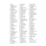 List of song for trombone on a white background
