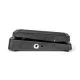 The right side of the Dunlop 535R reissue Cry Baby wah showing the DC power input and signal output jack.