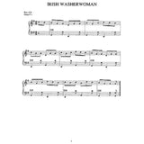 print music of the song "Irish Washerwoman" for accordion. 