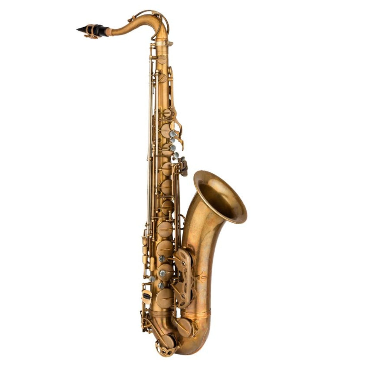 Gold Eastman 52nd Street Bb Tenor saxophone on a white background