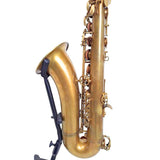 Gold Eastman Tenor saxophone on a white background