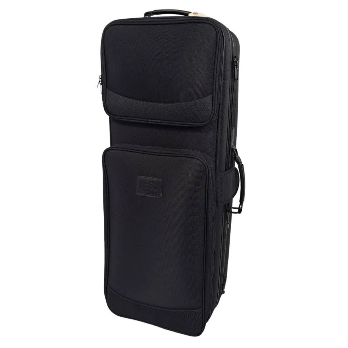 Black Tenor Sax travel bag on a white background