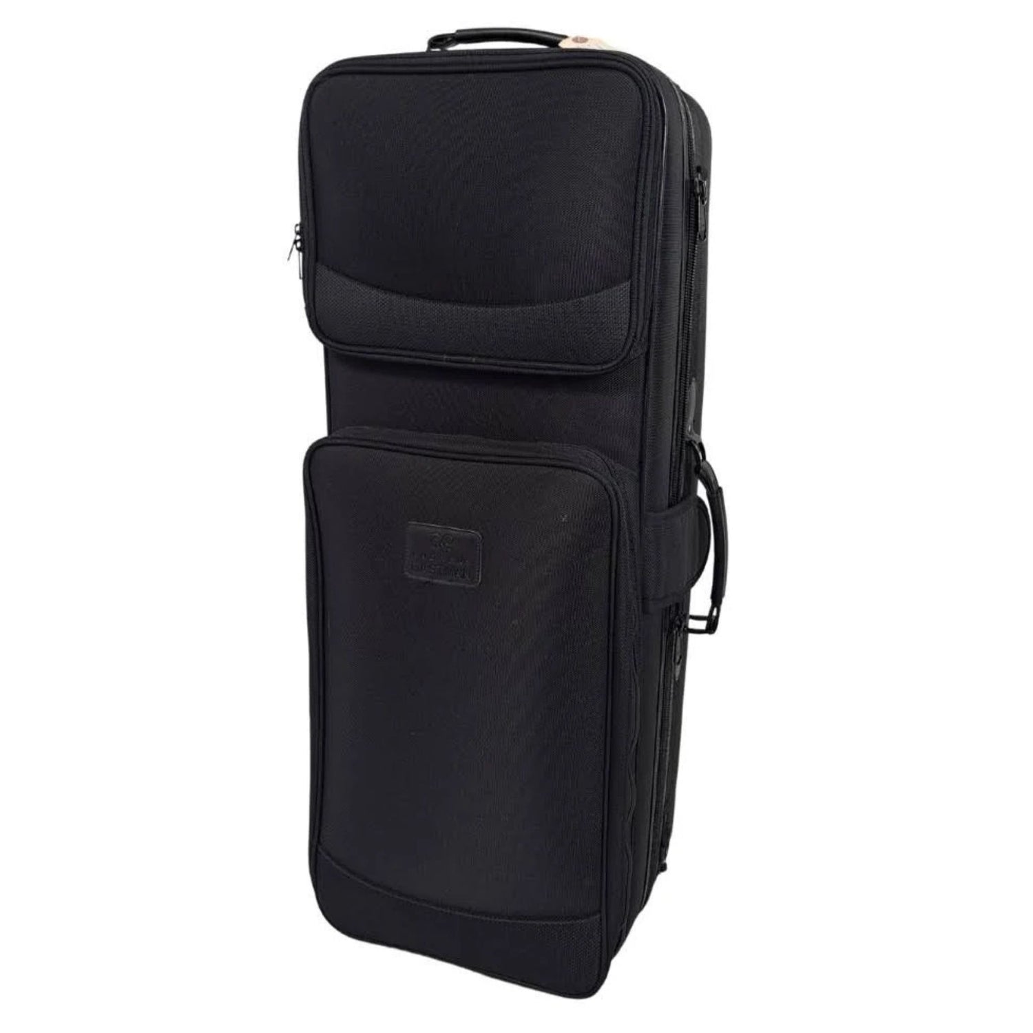Black Tenor Sax travel bag on a white background