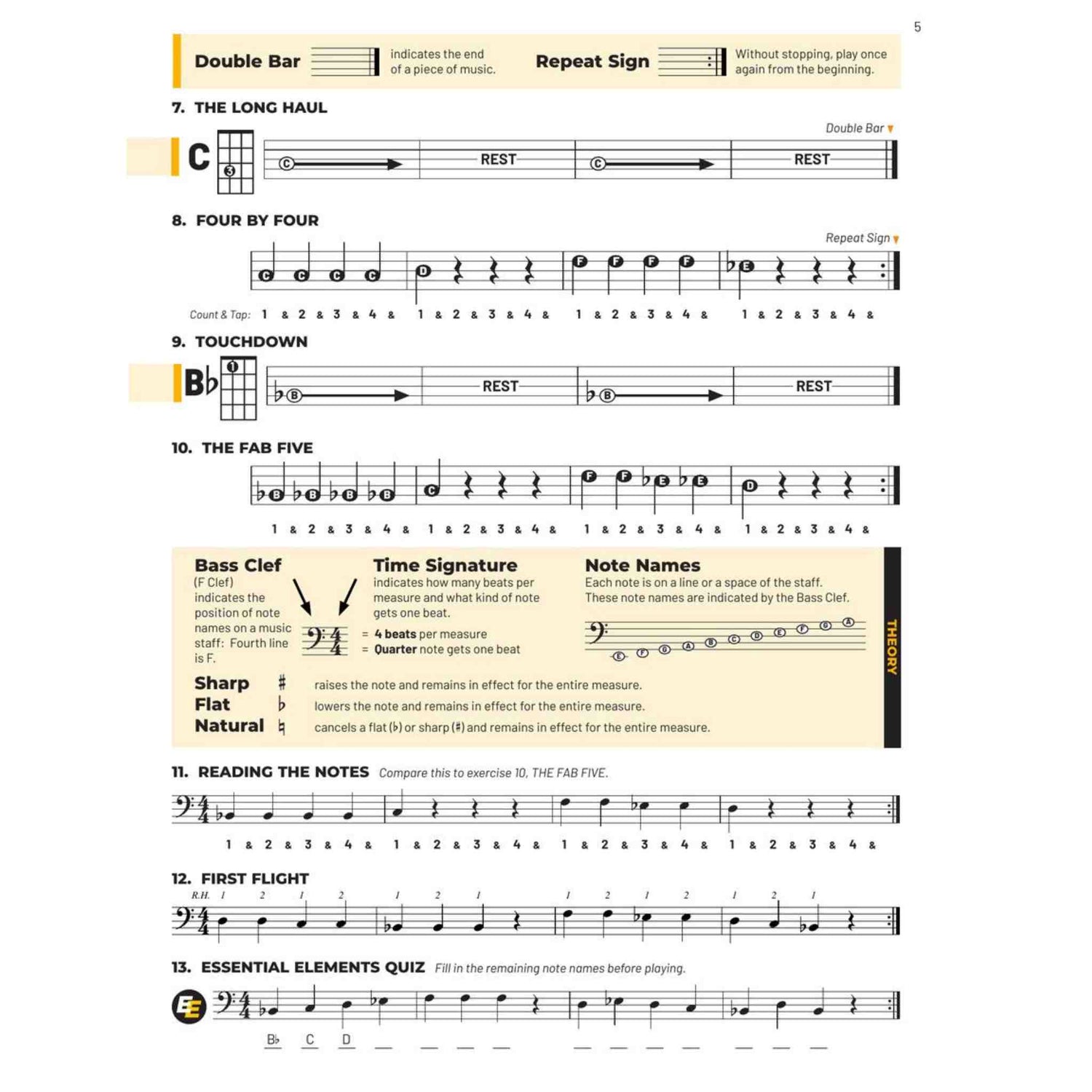 Essential Elements for Band - Electric - Bass Book 1