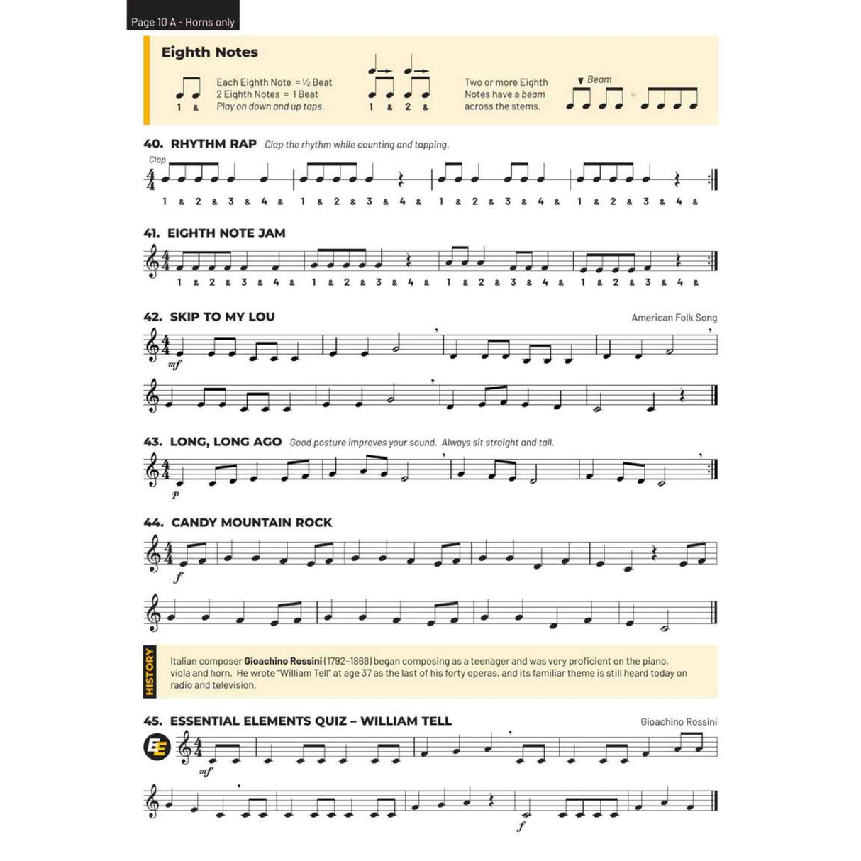 Essential Elements for Band - French Horn - Book 1