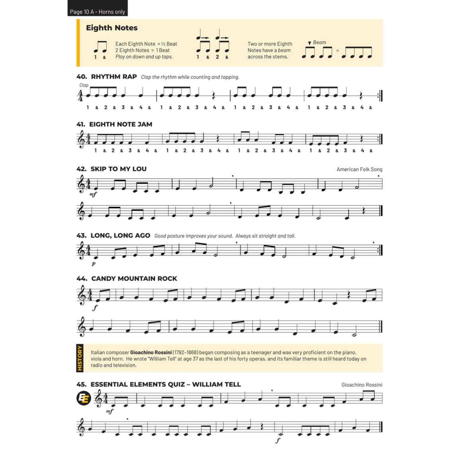 Essential Elements for Band - French Horn - Book 1