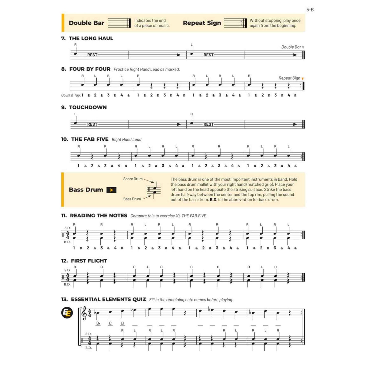 Essential Elements for Band - Percussion/Keyboard Percussion - Book 1