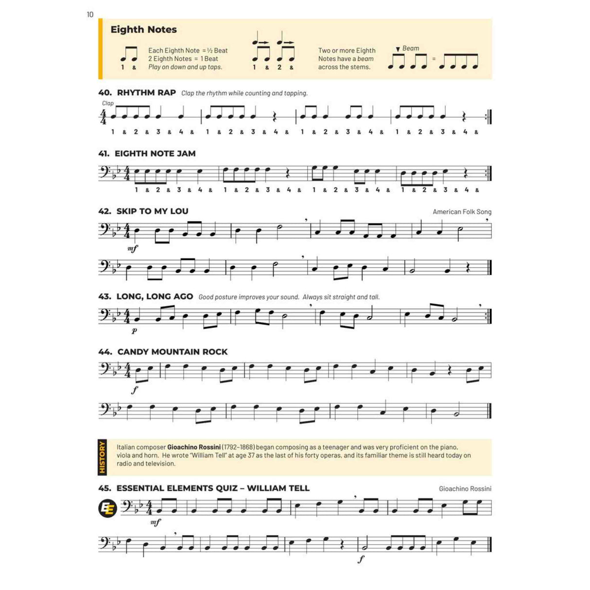 Essential Elements for Band - Trombone - Book 1