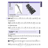 Sheet Music from the book Essential Elements for Strings - Double Bass Book 2" showing G String exercises. 
