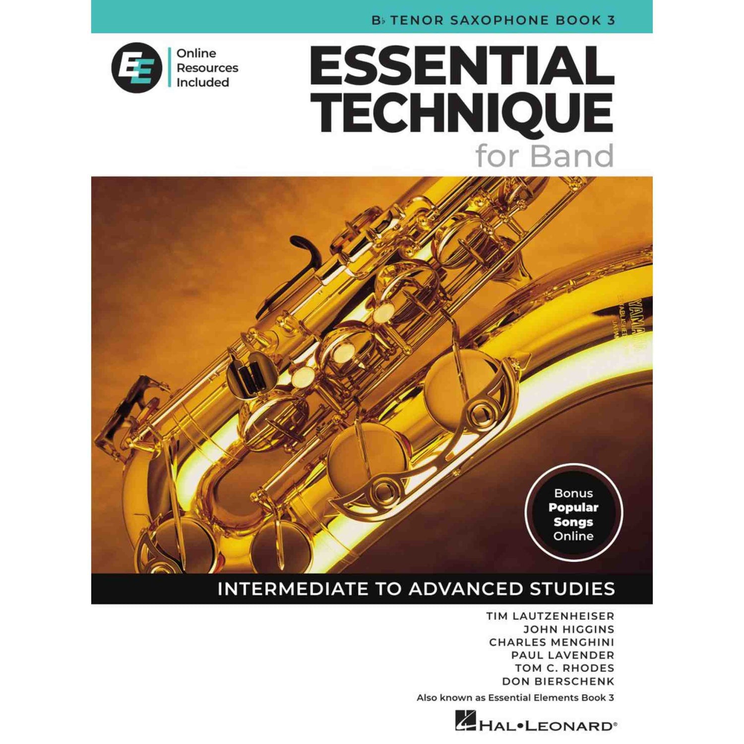 Essential Technique for Band - Bb Tenor Saxophone - Book 3