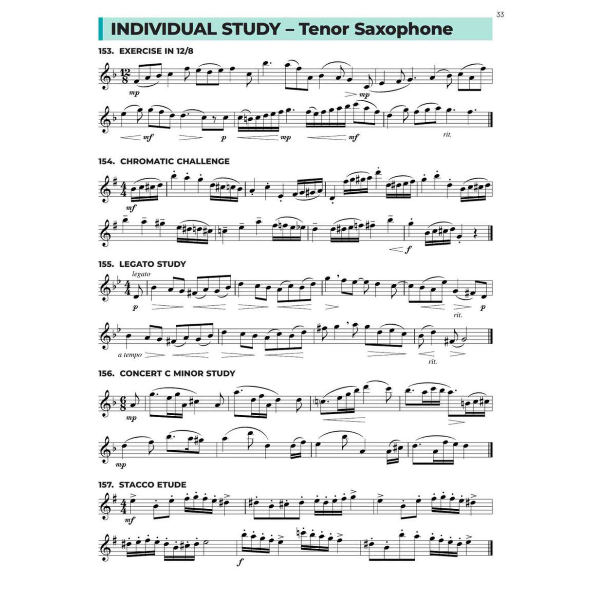 Essential Technique for Band - Bb Tenor Saxophone - Book 3