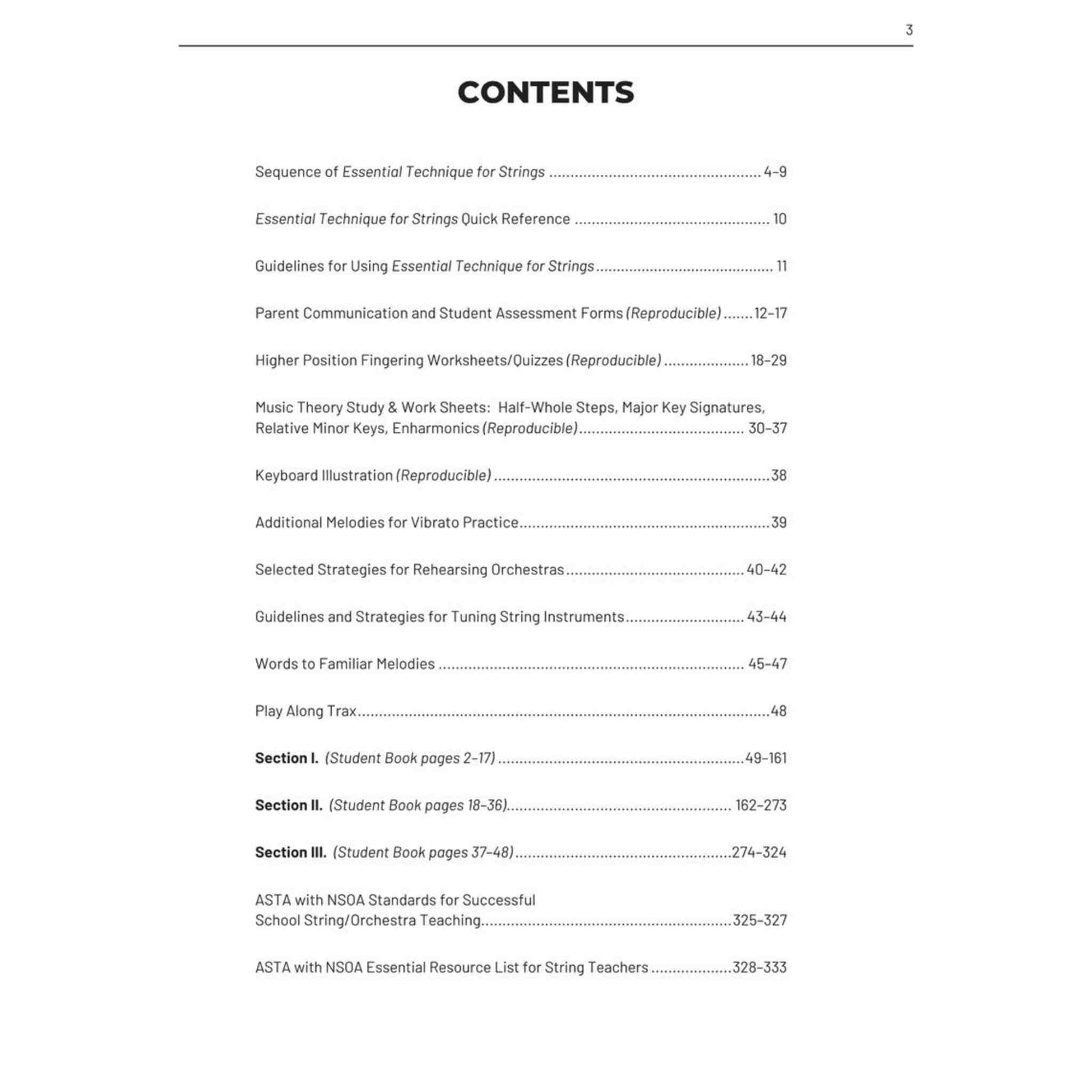 Essential Technique for Strings - Teacher Manual - Book 3