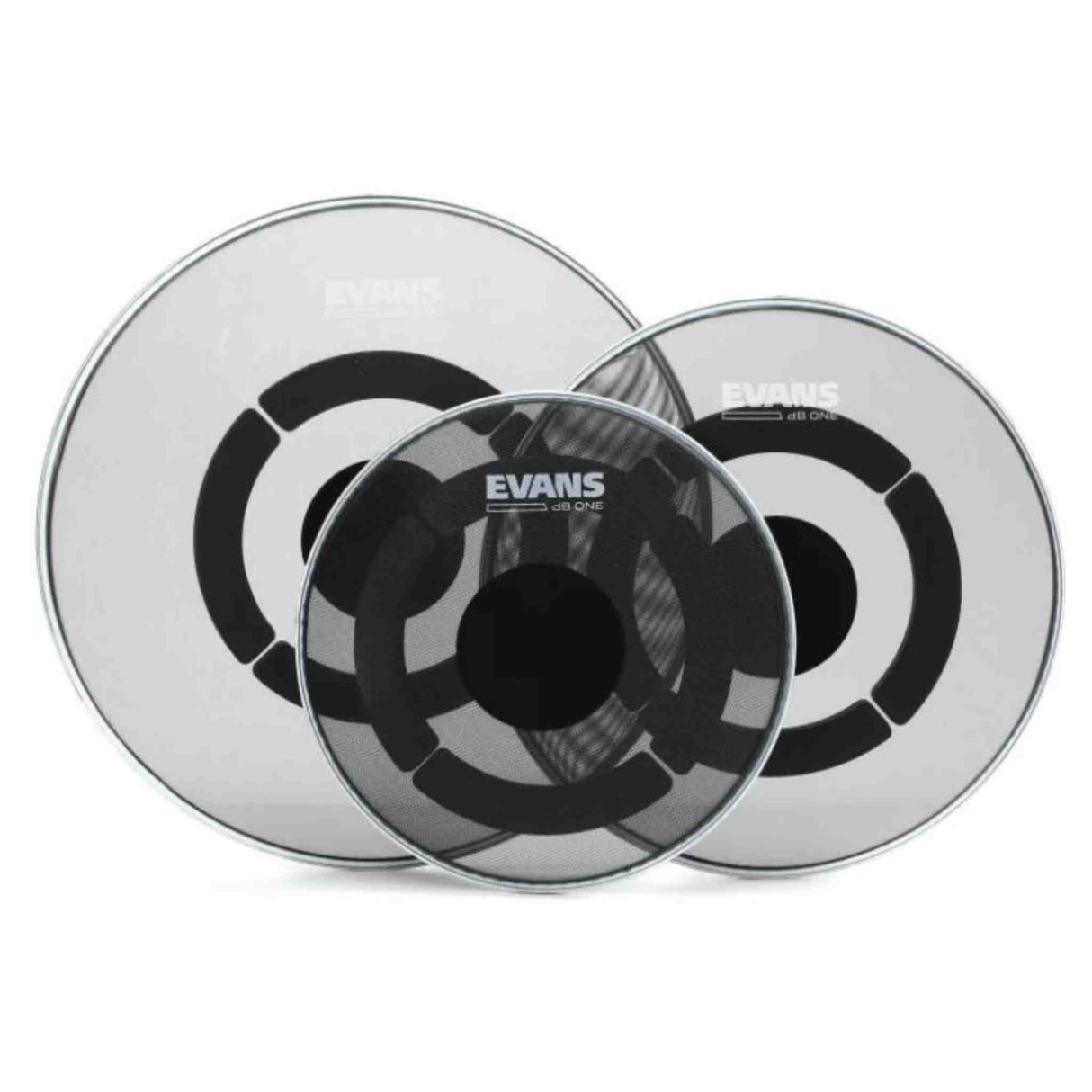 Evans dB One Low-Volume Fusion 3- Piece Tom Drumhead Pack - 10", 12", 14"