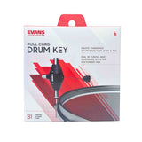 Evans Pull Cord Drum Key - Three-Head Drum Key