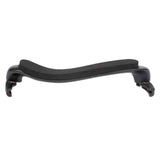 Black viola shoulder rest on a white background