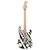 EVH Striped Series "Circles - See Ya"- Satin Black and White