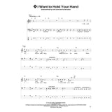 Sheet music for 'I Want to Hold Your Hand' by The Beatles on a white background