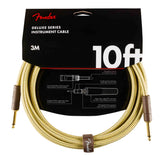 Fender Deluxe Series Tweed Instrument Cable - Straight/Straight - Tweed - 10FT