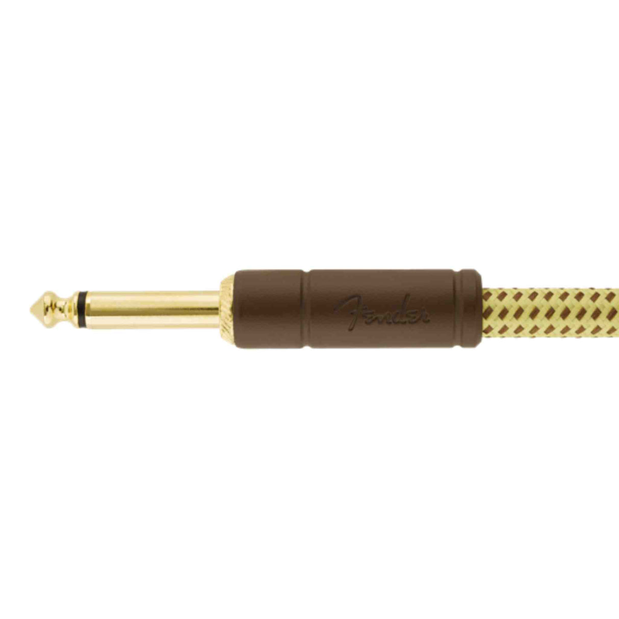 Fender Deluxe Series Tweed Instrument Cable - Straight/Angle - Tweed - 10FT