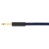 Fender Festival Instrument Cable - Straight/Angle - Pure Hemp, Blue Dream - 10FT