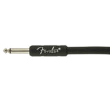 Fender Professional Series Instrument Cable - Straight/Angle - Black - 18.6FT