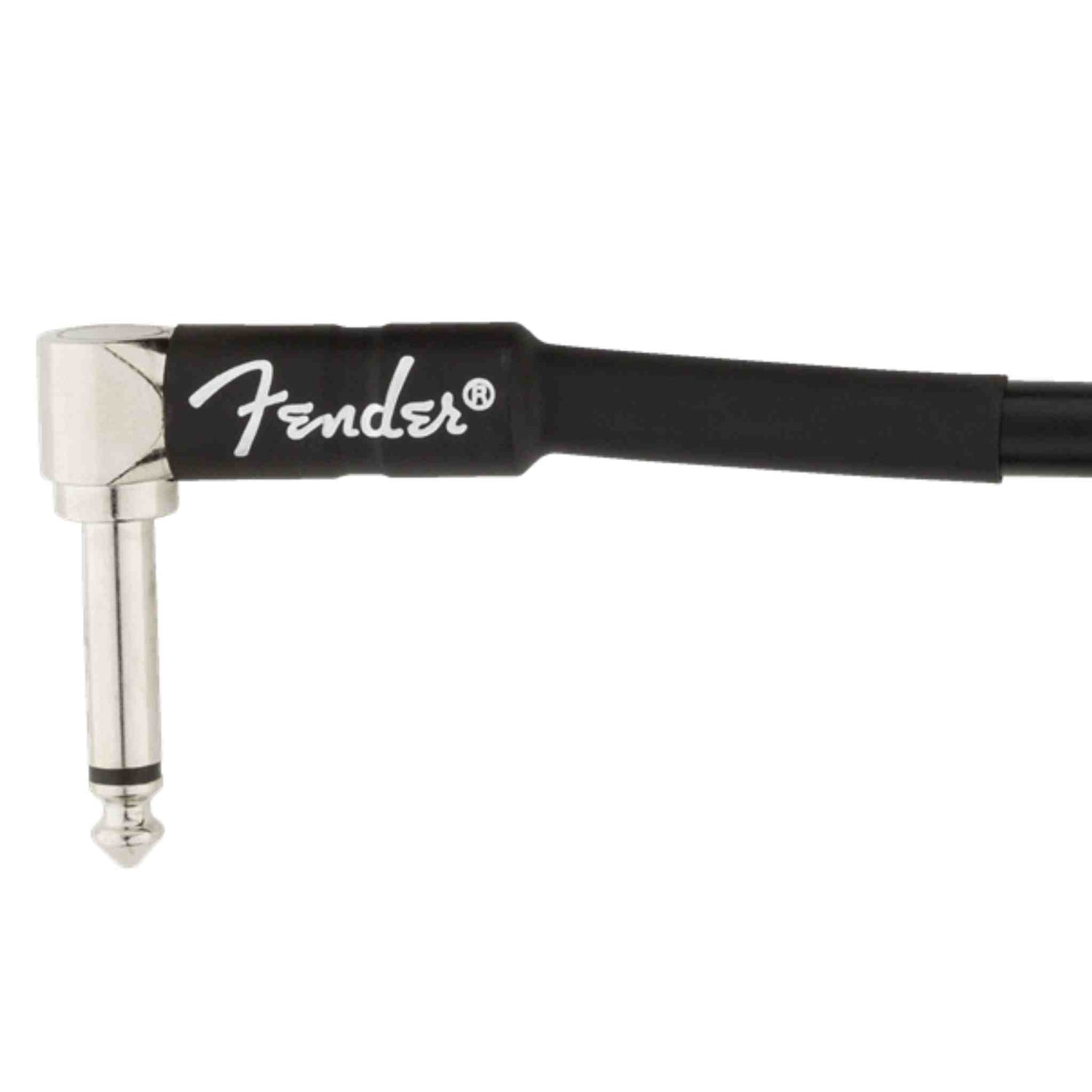 Fender Professional Series Instrument Cable - Straight/Angle - Black - 15FT