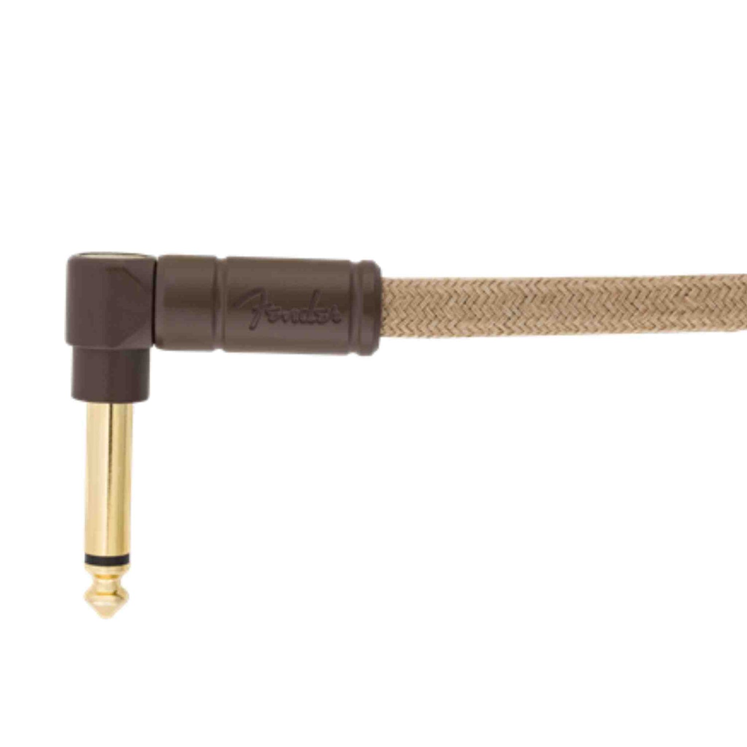 Fender Festival Instrument Cable - Straight/Angle - Pure Hemp Natural - 18.6FT