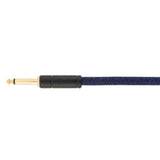 Fender Festival Instrument Cable - Straight/Angle - Pure Hemp - Blue Dream - 18.6FT