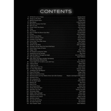 The image shows a table of contents from a music songbook, listing songs numbered 4 to 174 with their artists. It features classic country, folk, and popular songs by legends like George Strait, Willie Nelson, Johnny Cash, Ray Charles, Patsy Cline, Hank Williams, and others. This collection serves as sheet music for musicians learning and performing these iconic tracks.