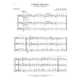 Sheet music for the song, "Under the Sea," from the book Flex-Pops for Strings. 