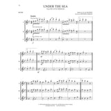 Sheet music for 'Under the Sea' from 'The Little Mermaid' with flute notation.