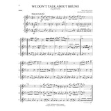 Sheet music for 'We Don't Talk About Bruno' for oboe by Lin-Manuel Miranda on a white background