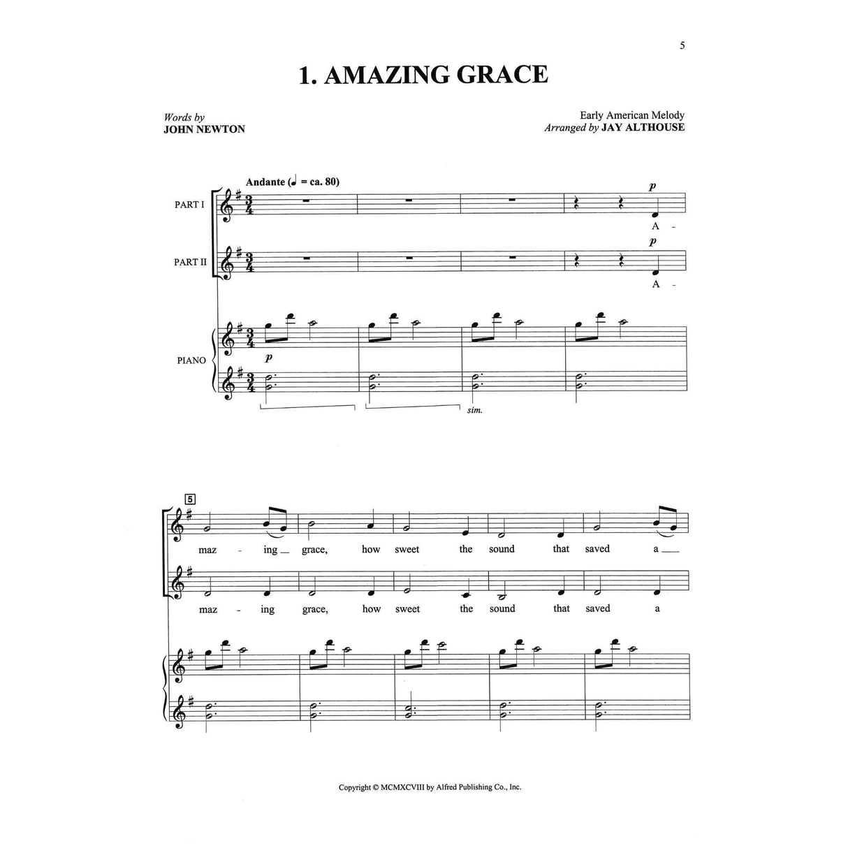 Folk Songs For Two - 11 Folk Songs Arranged For Two Voices And Piano For Recitals, Concerts, And Contests