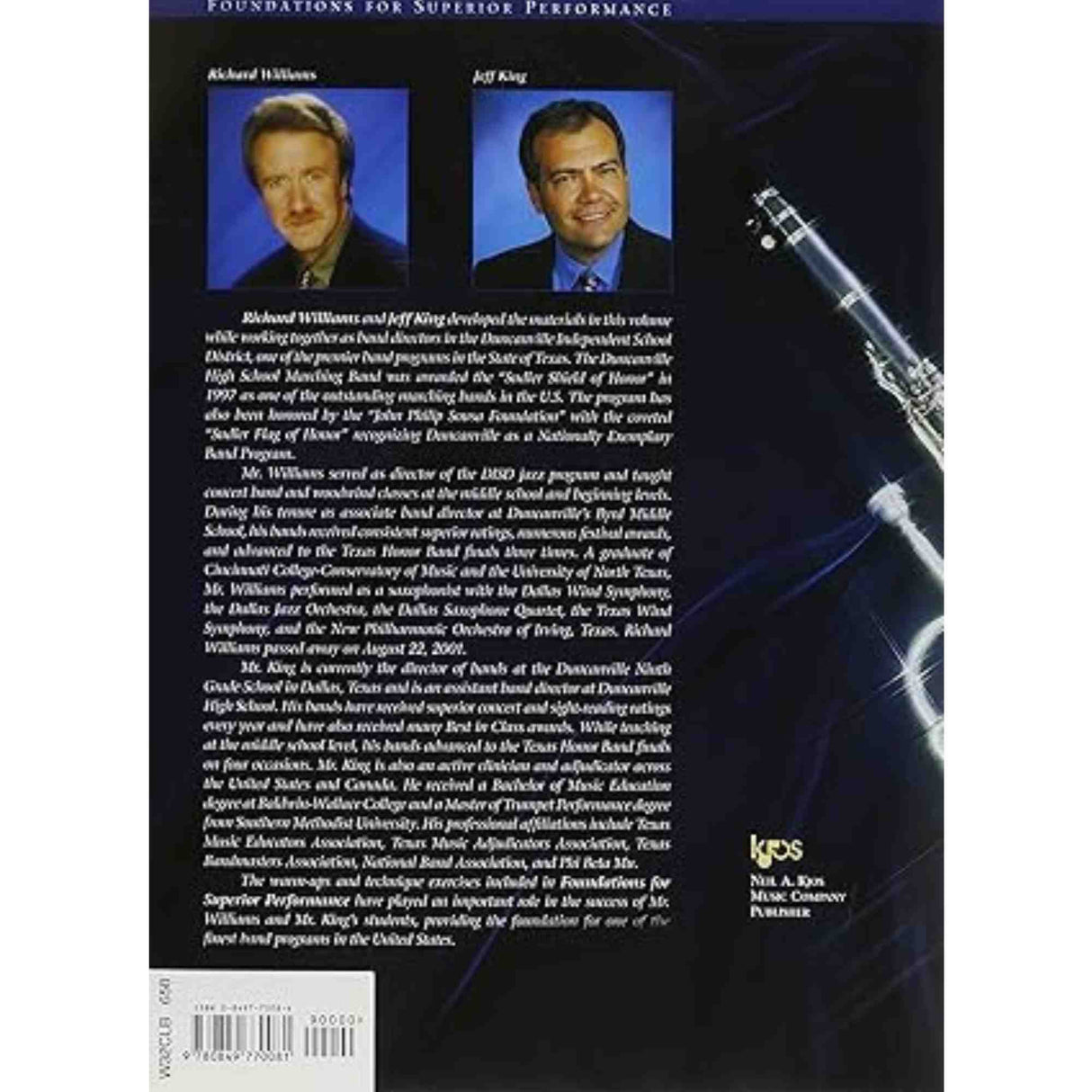 Foundations For Superior Performance - Bass Clarinet