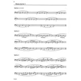 Print music for Euphonium Warm-up exercises