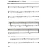 Sheet music for French Horn choral and tuning exercises in C (Concert F) with musical notation.