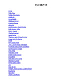 Table of contents for the music book Fun with the Accordion. 