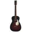 Gretsch Jim Dandy Parlor sized acoustic guitar with a sunburst finish on a white background