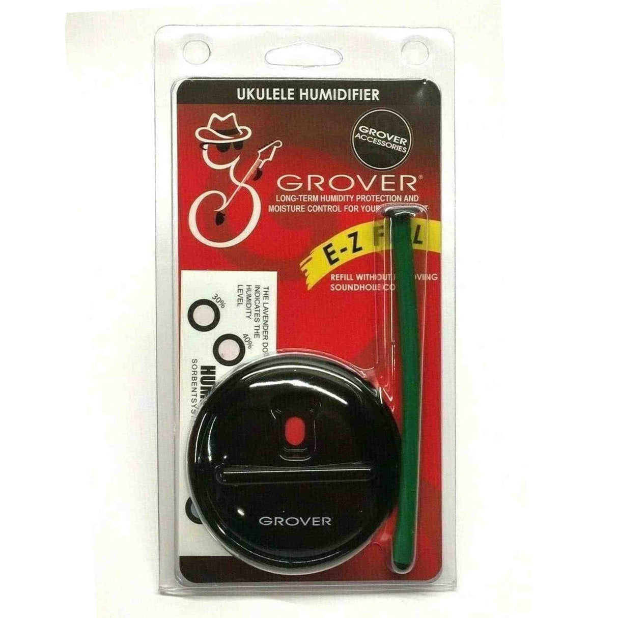 Grover Ukulele Soundhole Humidifier - Snake Style - GP720