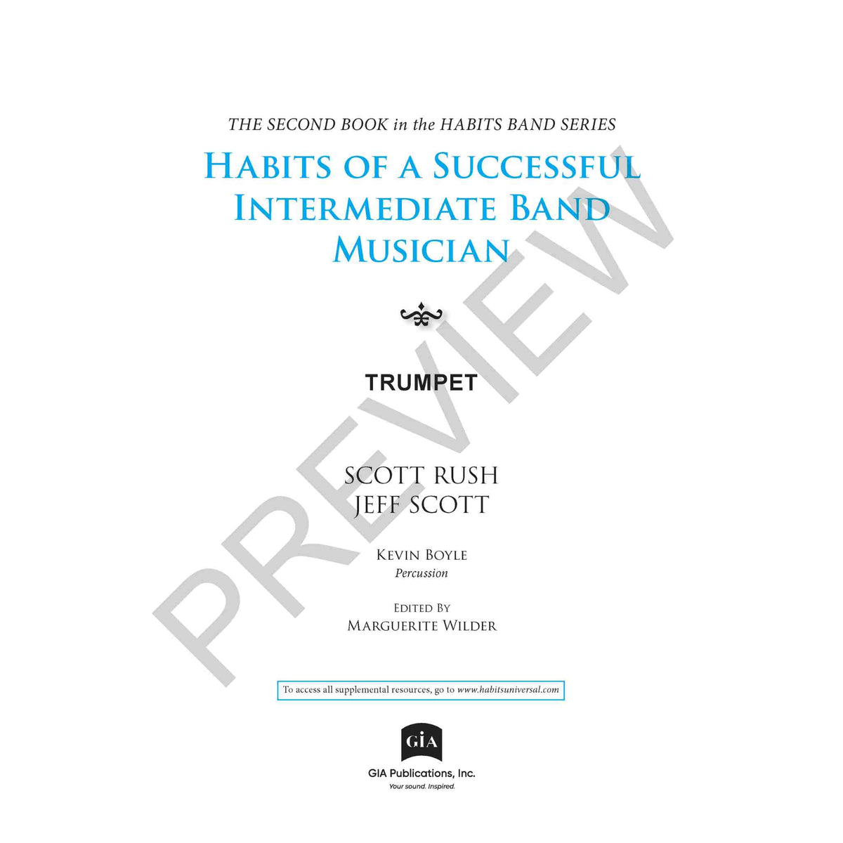 Habits of a Successful Intermediate Band Musician - Trumpet