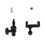 various attachment accessories for a tripod stand