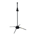 Black trombone stand on a white background