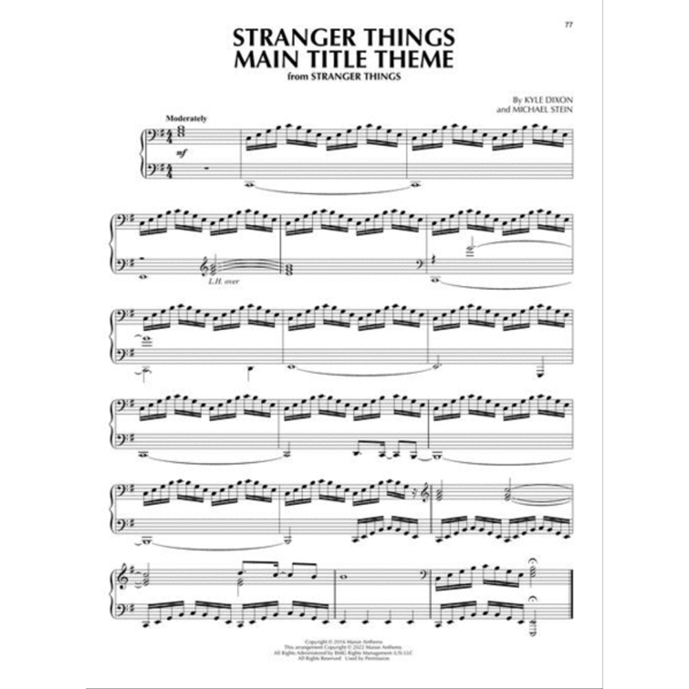 Horror Music - 34 Themes from Movies and TV (Piano Solo)