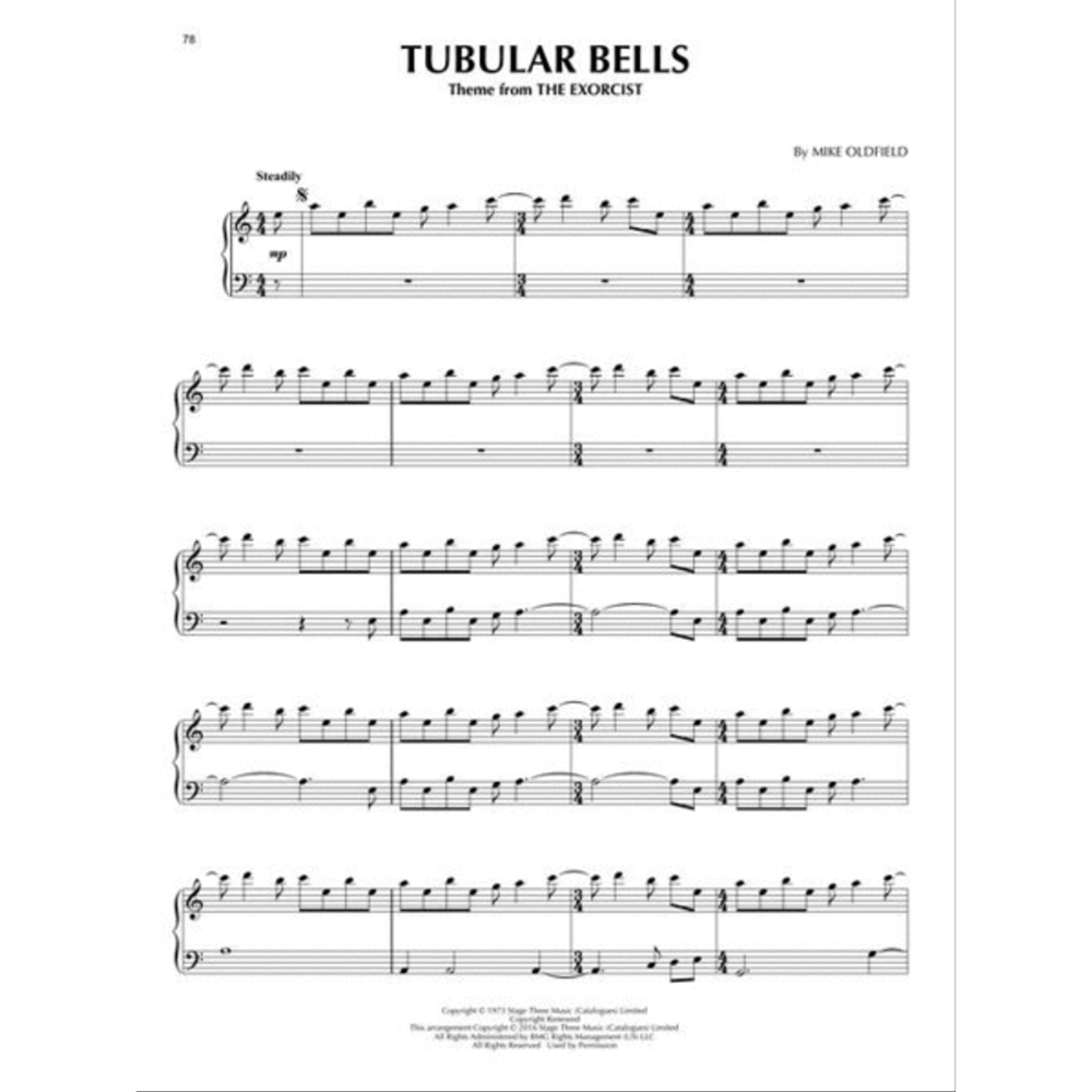 Horror Music - 34 Themes from Movies and TV (Piano Solo)